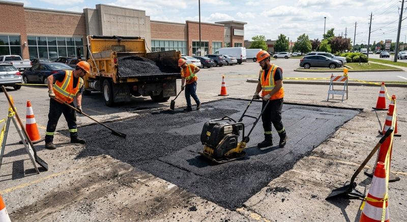 Church Parking Lot Repair in Conway, AR