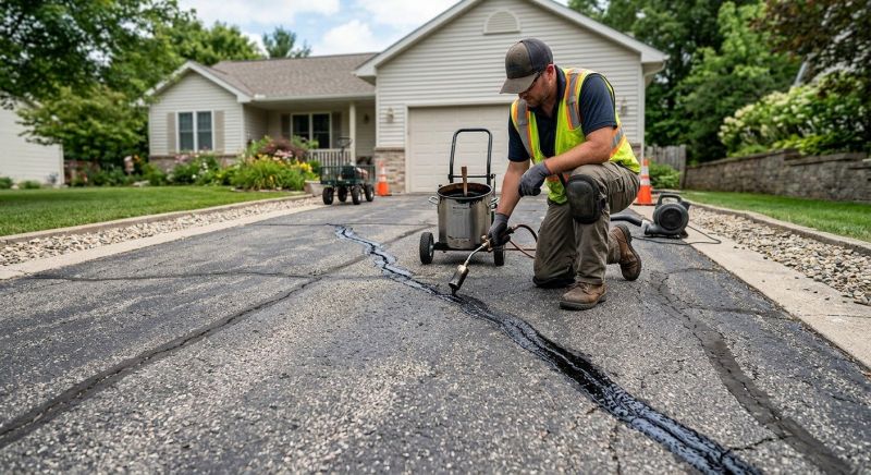 Asphalt Cracks Repair in Little Rock, AR