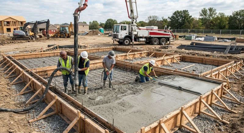 Cement Foundation Installation in Fort Wayne, IN
