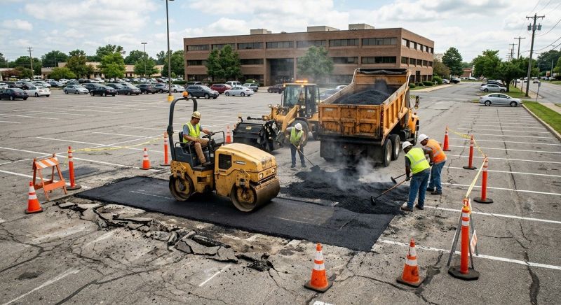 Church Parking Lot Repair in Savannah, GA