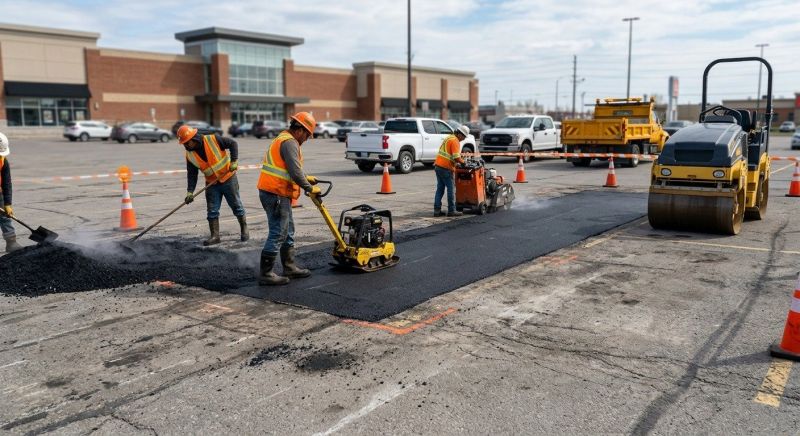 Commercial Pavement Repair in Savannah, GA