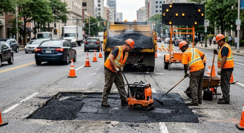 Commercial Pothole Repair in San Diego County, CA