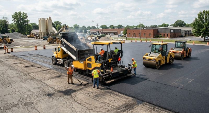 Industrial Asphalt Paving in Little Rock, AR