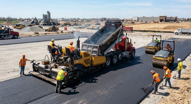Industrial Asphalt Paving in Little Rock, AR